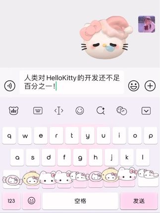 就这个猫儿萌!#HelloKitty #kitty猫 #猫咪 #9键还是26键 #表情包