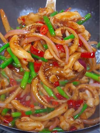 #美味下饭菜 #海鲜美食 #鱿鱼须 #章鱼 #太好吃了