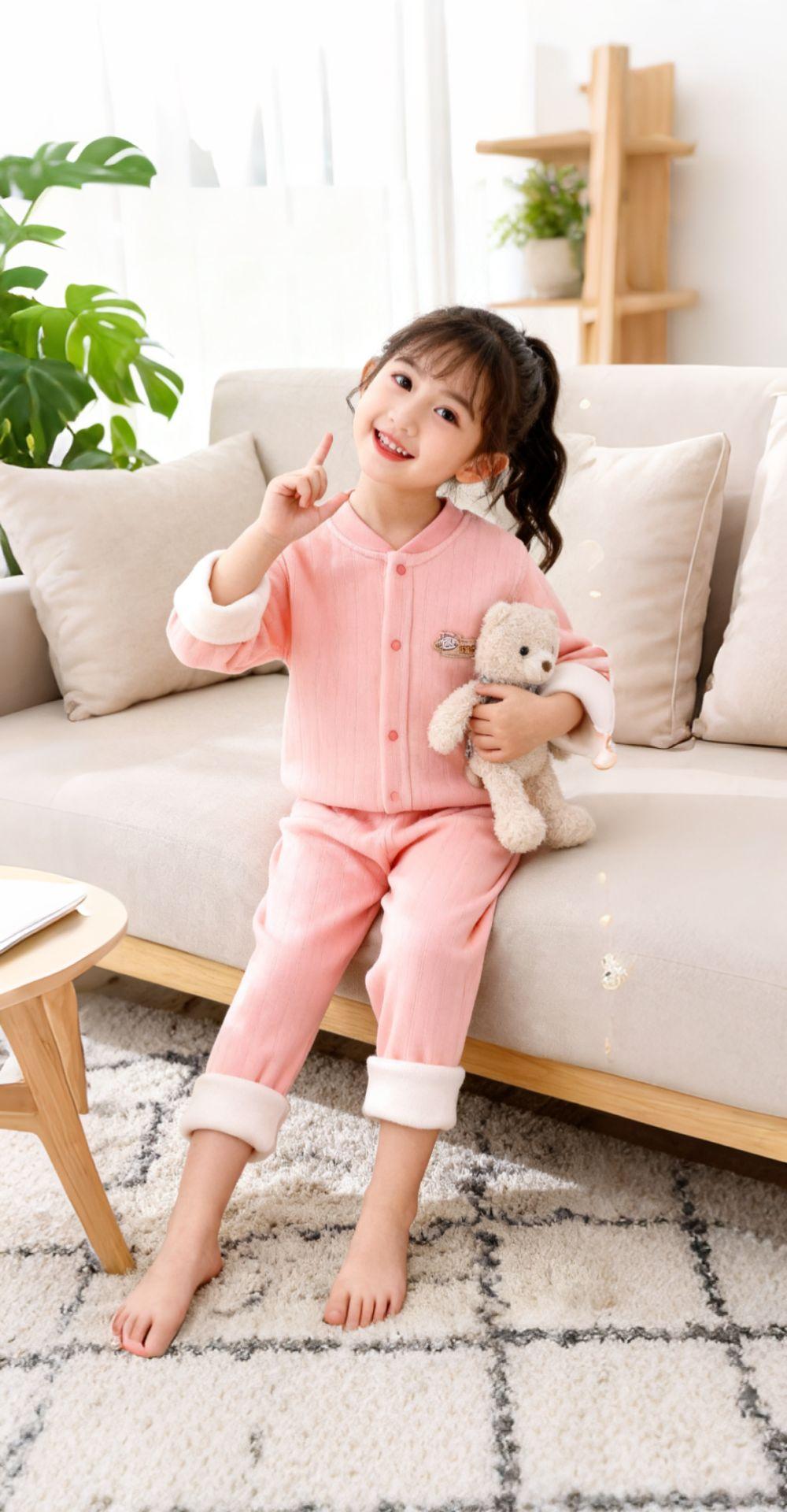 #AI扩图 #生女儿就要这样穿 #保暖内衣 #高品质童装 #童装搭配每日更新