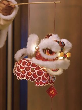中秋节非遗醒狮灯笼手工diy材料包适合作为节日礼物#这也太好看了 #醒狮花灯 #花灯制作 #礼物 #中秋节手工灯笼