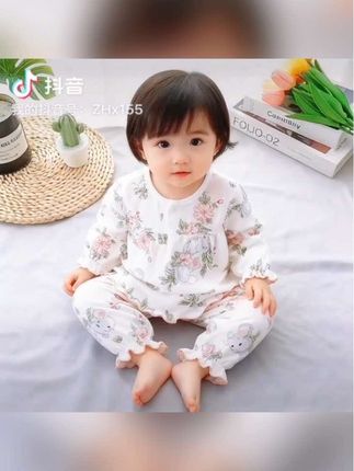 #生女儿就要这样穿 #女宝秋季穿搭 #女宝纯棉套装 #生女儿就是用来打扮的 #女宝洋气穿搭