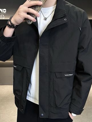 TUCANO/啄木鳥春季新款档百搭帅气次休闲男外套时尚立领夹克男士#品质男装 #外套穿搭 #户外穿搭 #工装穿搭 #商务男装