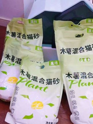 温拾混合猫砂,茶香释放,结团紧实无粉尘#猫砂 #温拾 #温拾猫砂 #混合猫砂推荐 #铲屎官日记