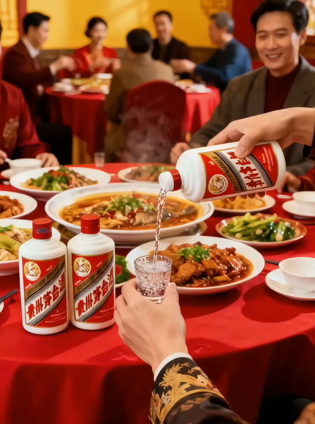 终于锁定这款茅台镇好酒!从原料开始苛求——只选颗粒饱满的高粱与小麦,再接入赤水河的清活水源,全程恪守传承千年的酱酒古法。端午时节人工踩曲,让微生物与自然灵气充分融合;重阳时分投粮发酵,顺着季节的节奏开启酿造旅程。历经九次蒸煮提炼、八次循环发酵、七次取酒精华,还要经过漫长岁月陈酿与大师级勾调,才算真正完成。 酒液在杯中澄澈得近乎透明,微微泛黄的色泽像温润的琥珀。闻香时,浓郁的酱香扑面而来,其间夹杂着醇厚的焦香与雅致的糊香,香气层次清晰又和谐;入口瞬间,醇厚饱满的酒体带着绵柔细腻的触感,酸、甜、苦、咸、鲜五种味道在舌尖达成绝妙平衡。咽下后余味久久不散,哪怕杯子空了,酱香依旧能留存许久,这就是好酱酒该有的样子。#白酒 #喝酒 #酒文化 #贵州茅台镇 #酱香酒