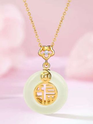 #和田玉项链 #平安扣吊坠 #七夕礼物 #送女友礼物 #爱的礼物