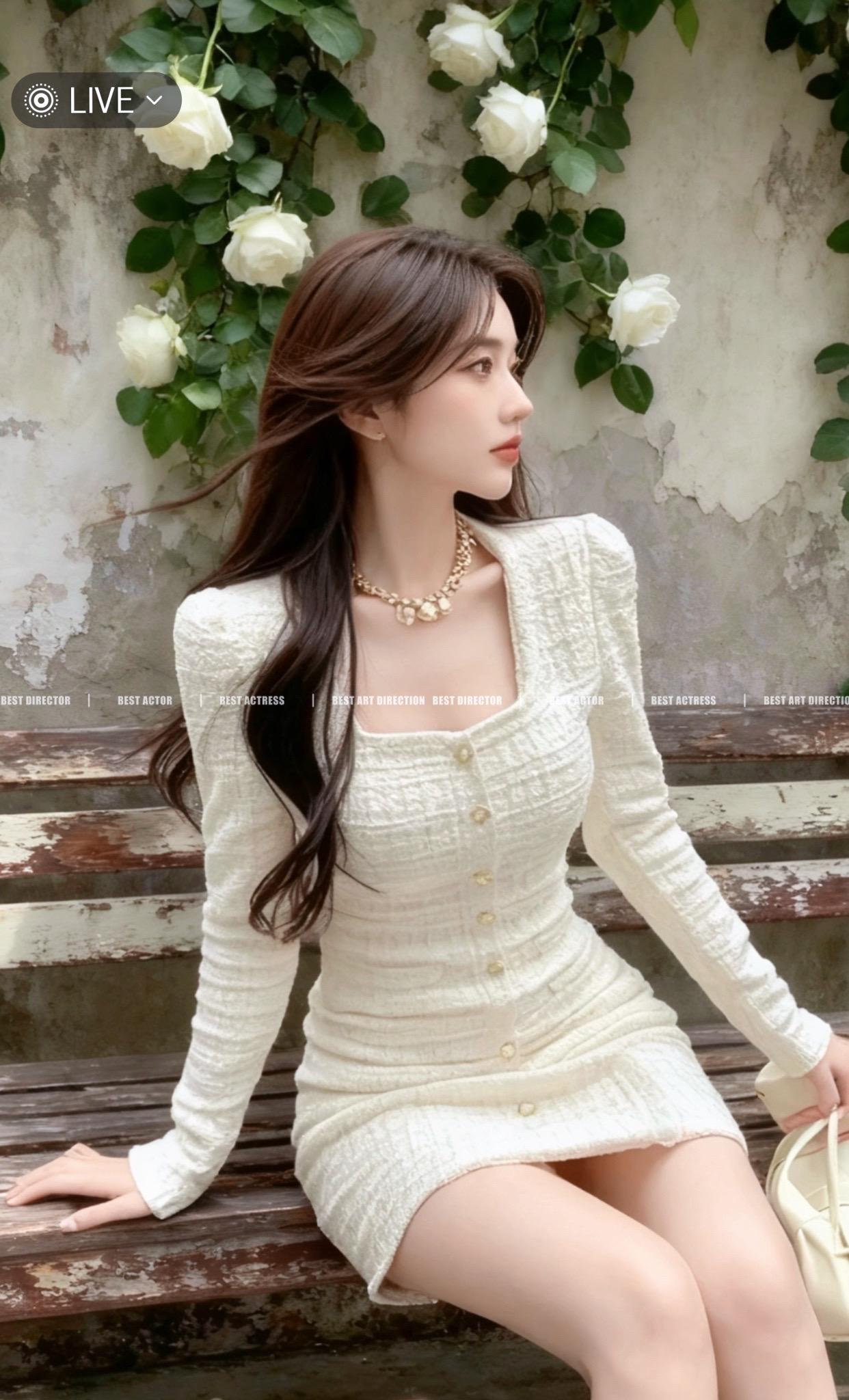 #法式穿搭 #甜美风 #文艺小清新 #张予曦毕雯珺真的拍了红裙抱 #张予曦