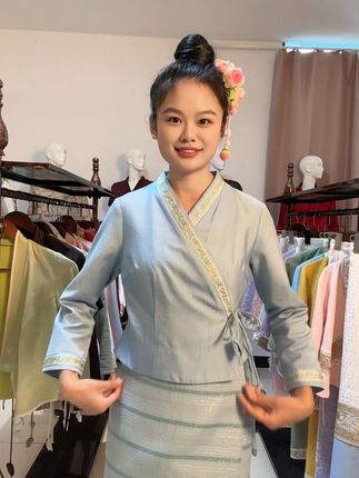 #傣装 #原创 #少数民族风情