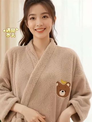 #浴袍 #家居好物 #可穿式浴巾 #家居服 #男女家用可穿