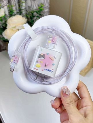 苹果15充电器线/11保护套20w适用iPhone14防折断13手机头壳16/12#提升幸福感好物#充电器保护套 #数据线保护套 #这也太好看 了 #种草好物