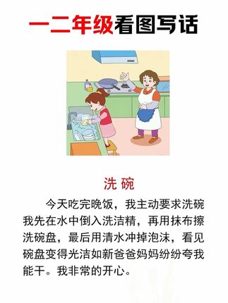 #一二年级 #看图写话 是重难点也是难点,孩子图片看不懂,句子写不顺,给他准备这套看图写话押题范文,让孩子每天读一读,轻松学写话#看图写话押题范文 #看图写话技巧和方法 #一二年级看图写话