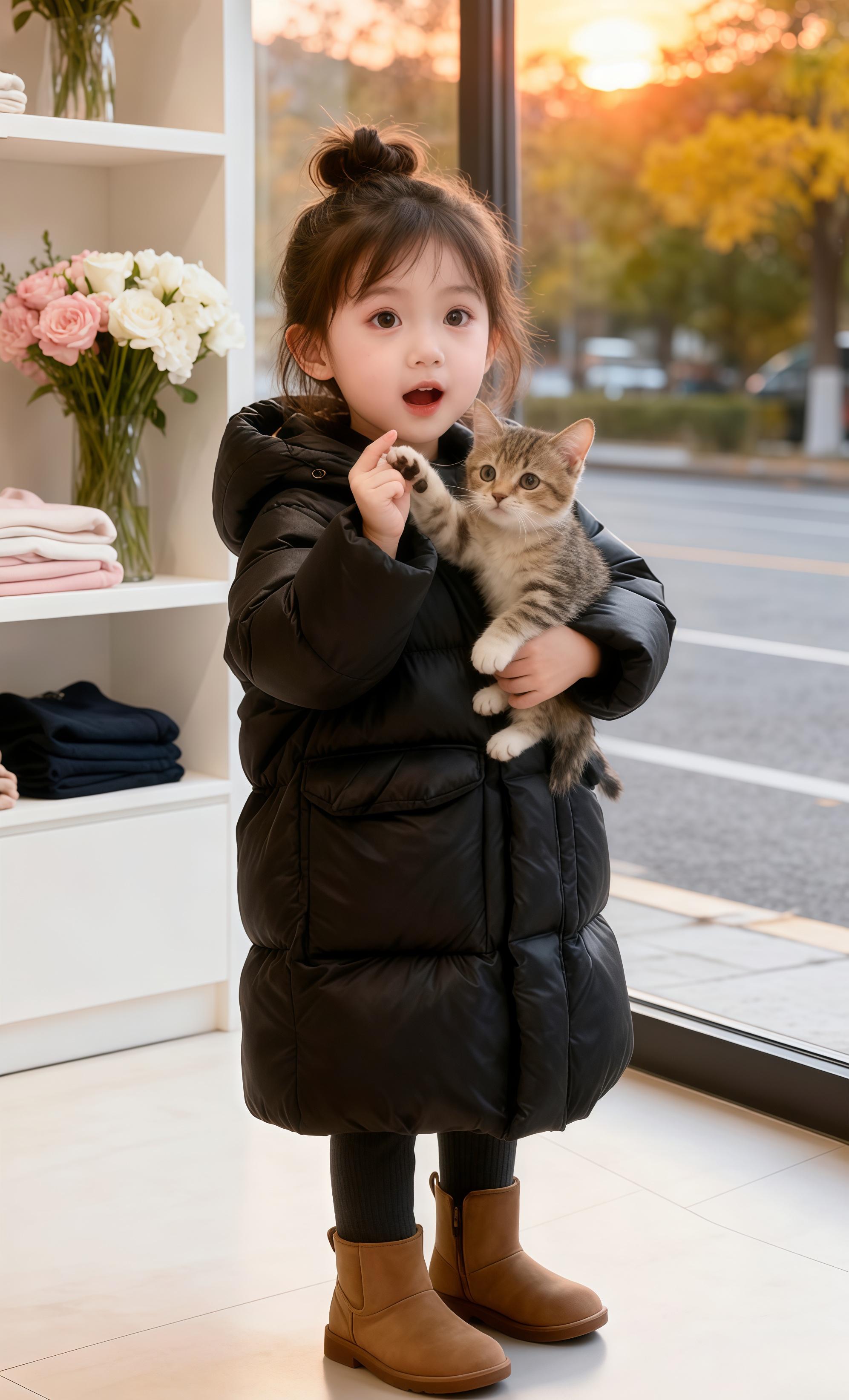 #也太可爱了吧 #羽绒服穿搭 #骗你生女儿 #羽绒服便宜到想不到 #一件也是出厂价