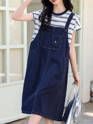 女童连衣裙洋气时尚减龄大童韩版拼接裙子#连衣裙 #女童连衣裙#拼接连衣裙