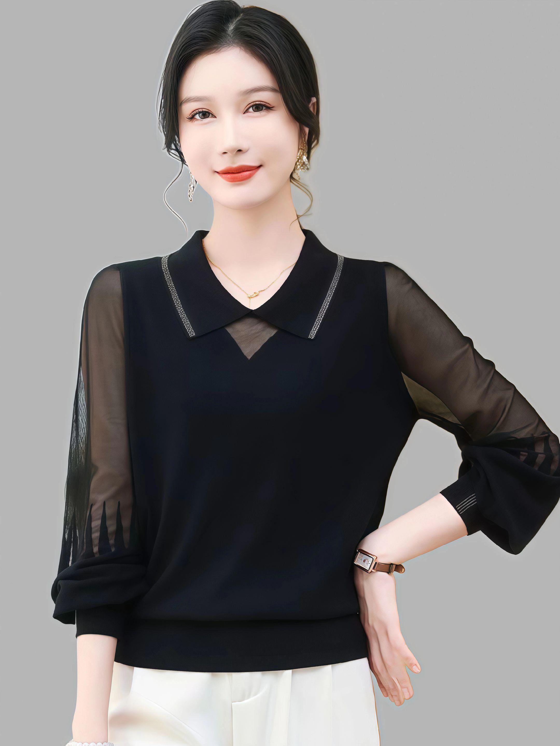 #优雅气质 #减龄显瘦穿搭 #百搭上衣 #高级感穿搭 #遮肉显瘦穿搭