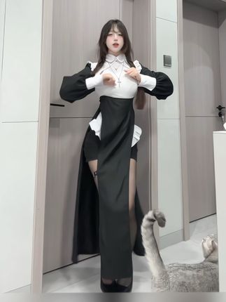 手都扇累了#御姐 #辣妹 #修女