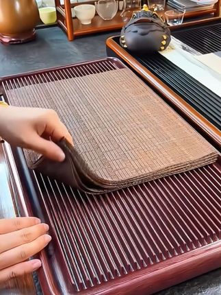 编织茶盘垫茶席过滤网桌旗茶布垫茶布茶桌垫家用茶壶垫子桌垫茶具配件#茶盘垫 #茶席 #桌垫 #茶垫 #隔热垫