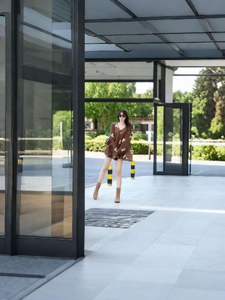 印花衬衫木耳边两件套#休闲穿搭 #遮肉显瘦 #美不美你说了算 #又美又飒