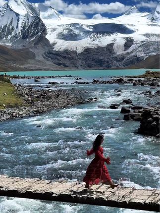 神山不会奔向你 但我会不远万里 #萨普神山