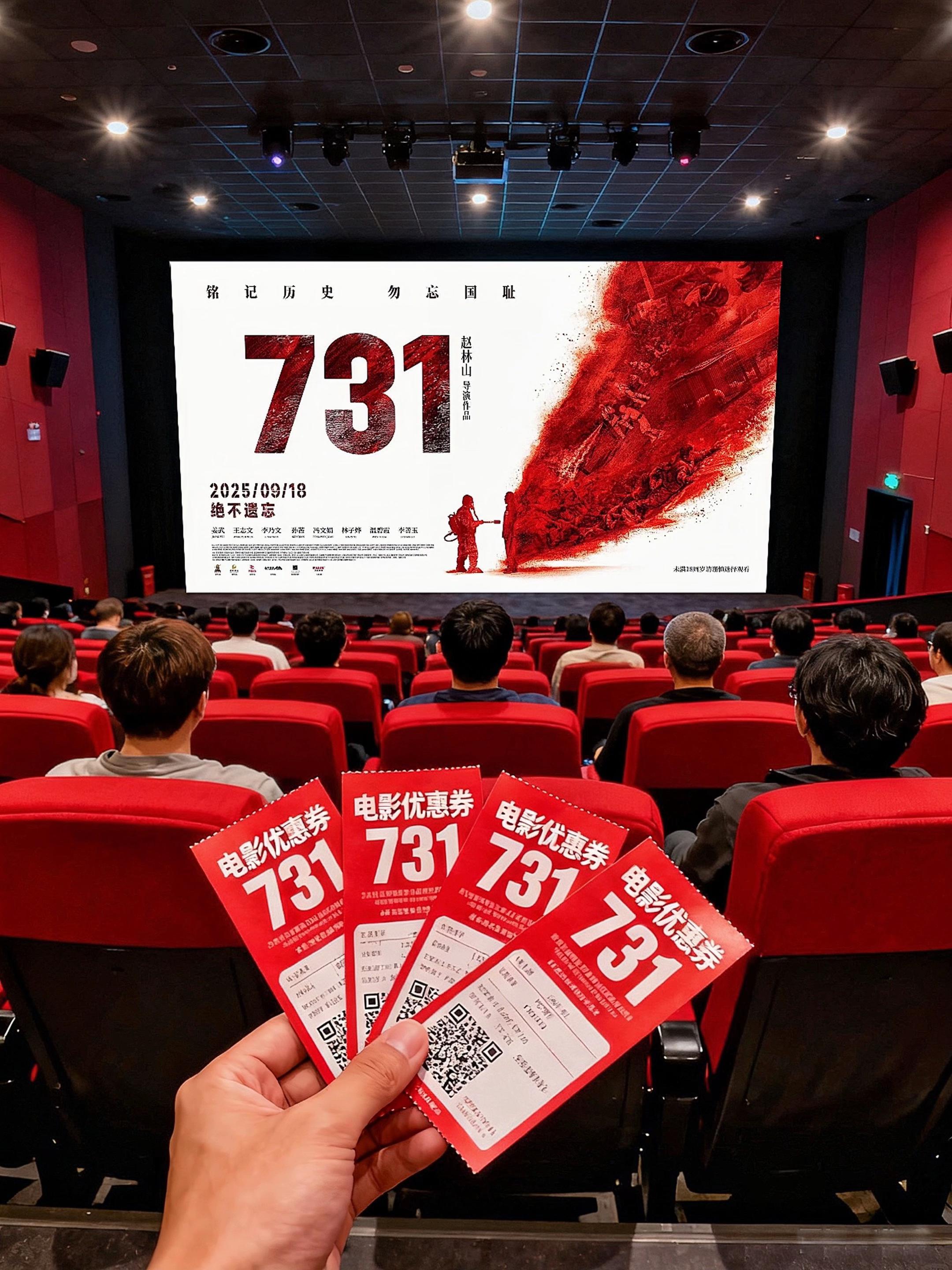 电影《731》上映啦!#电影731 #铭记历史 #731 #铭记历史勿忘国耻 #电影731将在全球多地上映