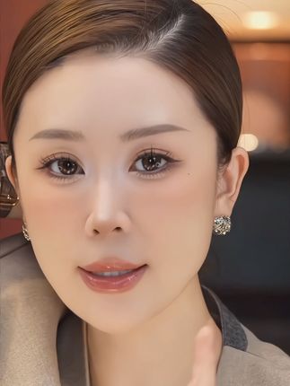 锌合金合成锆石耳饰 方形大气高级感高端新款轻奢百搭耳钉女#925银针 #锆石耳钉 #方形耳钉 #时尚百搭 #爆款耳饰