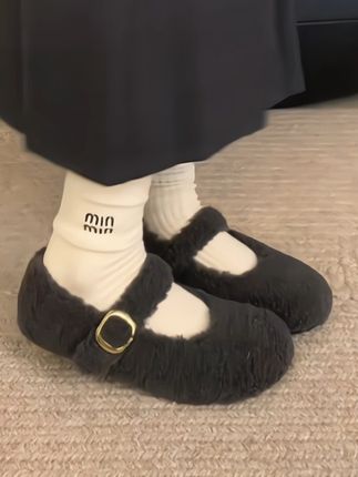 #毛毛鞋 #平底鞋