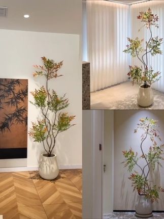 这棵彩色南天竹,放在家里氛围感满满! 仿真度很高还不用打理 #法式装修 #家居好物 #仿真绿植 #绿植 #家居装饰