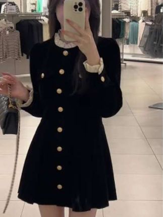 #长袖连衣裙 #早秋穿搭 #穿搭