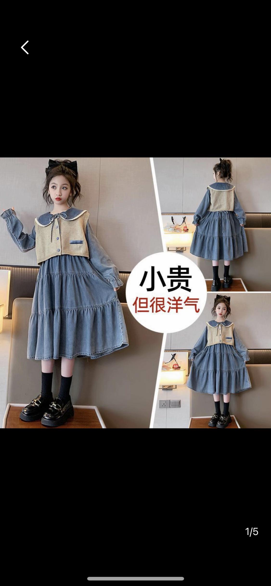 秋款连衣裙穿搭#女童连衣裙公主裙 #强烈推荐 #连衣裙穿搭 #回头客超多的店 #好看的衣服都在这里