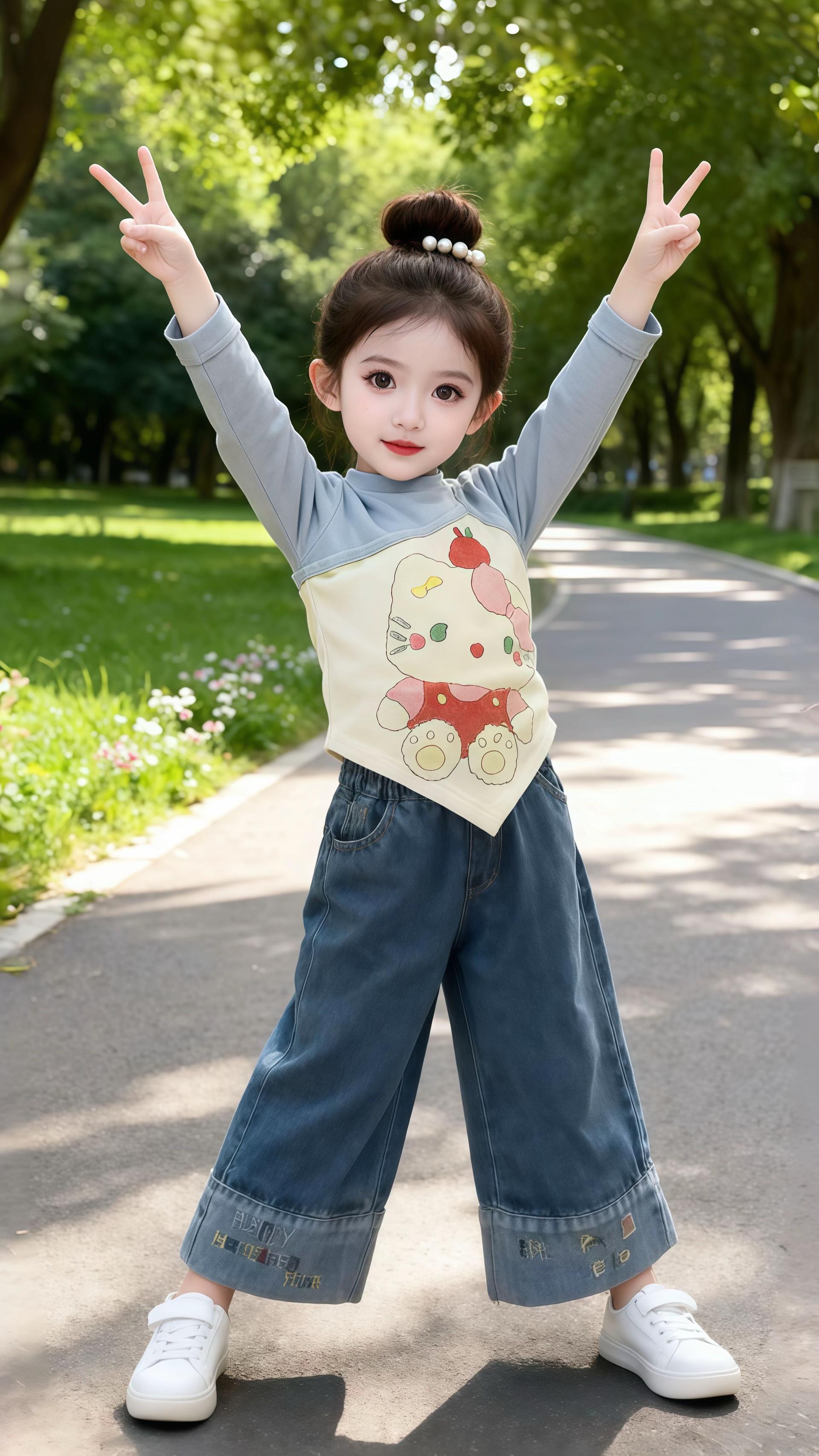 #生女儿就要这样穿 #女童穿搭 #秋季不露腿穿搭 #初秋一周不重样穿搭 #女童套装 @抖加🔥上热门🔥dou+🔥热点宝