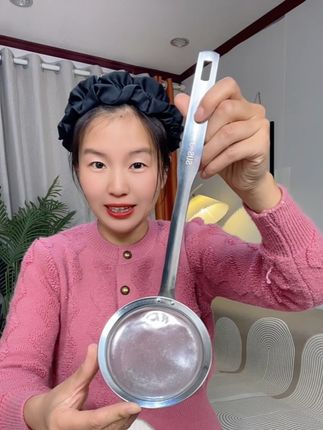 加厚不锈钢撇沫勺,防腐蚀耐高温,结实耐用,沥油沥水效果好#家居好物 #每日分享 #撇沫勺#不锈钢撇沫勺