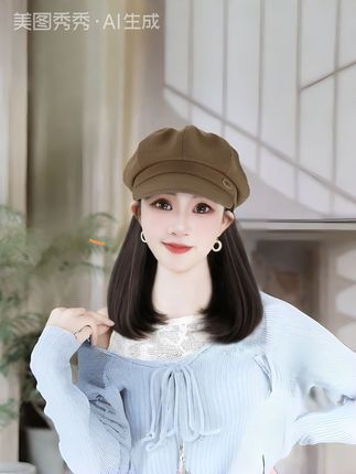 想要改变一下形象,可以试试这个假发帽,戴上它瞬间变成气质女神,不管是在家还是出门都可以戴,非常方便。而且它的质量很好,戴着很舒服,不会让你感到不舒服,特别适合头发稀少或者不爱洗头的人戴。