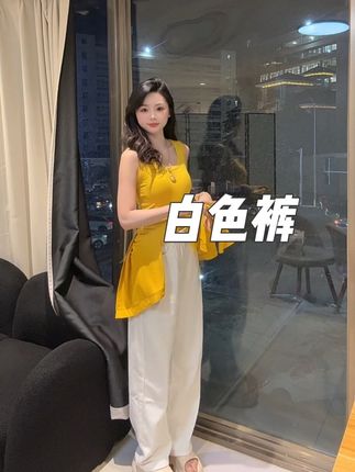 #今日穿搭 #显高显瘦显腿长 #白色裤 #牛仔裤 #穿搭小心机