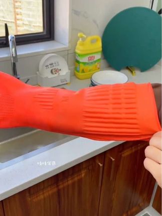 #加长加绒家务手套 #家务手套 #手套 #实用好物 #居家好物