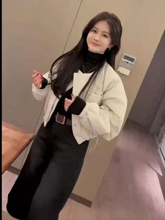 #时尚棉服#短款棉服#时髦穿搭 #休闲百搭#棉服@DOU+上热门