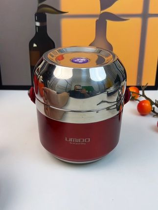 316不锈钢保温饭盒来了,保温保鲜18小时,盖子能当做饭碗,不撒汤不漏水,送餐具保温袋#保温桶 #带饭上班 #保温饭盒