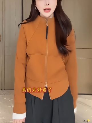 #秋季卫衣 #修身打底衫 #秋冬季休闲卫衣 #长袖开衫卫衣