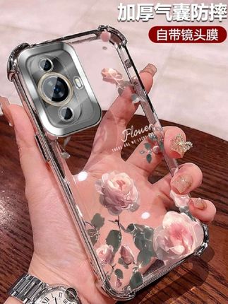 轻奢玫瑰花适用华为nova11手机壳女士防摔气囊Pro全包镜头膜 透明#高品质高质量高级感#好看实用耐用防摔手机壳@DOU+小助手 @抖加🔥上热门🔥dou+🔥热点宝