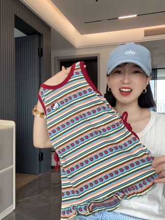 多巴胺背心连衣裙家有女儿抓紧捡漏!#夏季穿搭 #夏日必备 #女童连衣裙