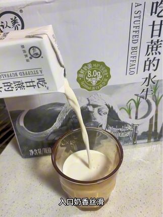 水牛奶真的很好喝,奶香味足!好喝!#水牛奶