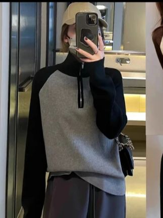 天啊!上身好有型的针织衫啊!好百搭!版型设计的好棒!遮肉又显瘦!200斤都能穿!微胖姐妹闭眼冲!#显瘦穿搭 #穿搭 #大码女装 #秋季穿搭