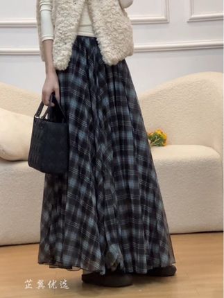 #秋冬新款 #格子裙搭配 #经典百搭 #源头工厂实力厂家 #版型好看