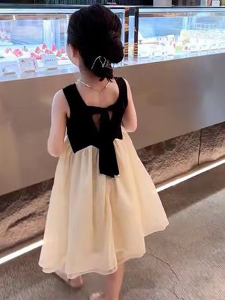 女童夏季洋气连衣裙2025新款韩版儿童夏装公主裙小女孩时尚背心裙#高品质童装 #萌宝穿搭 #小清新穿搭 #高端童装 #甜美穿搭