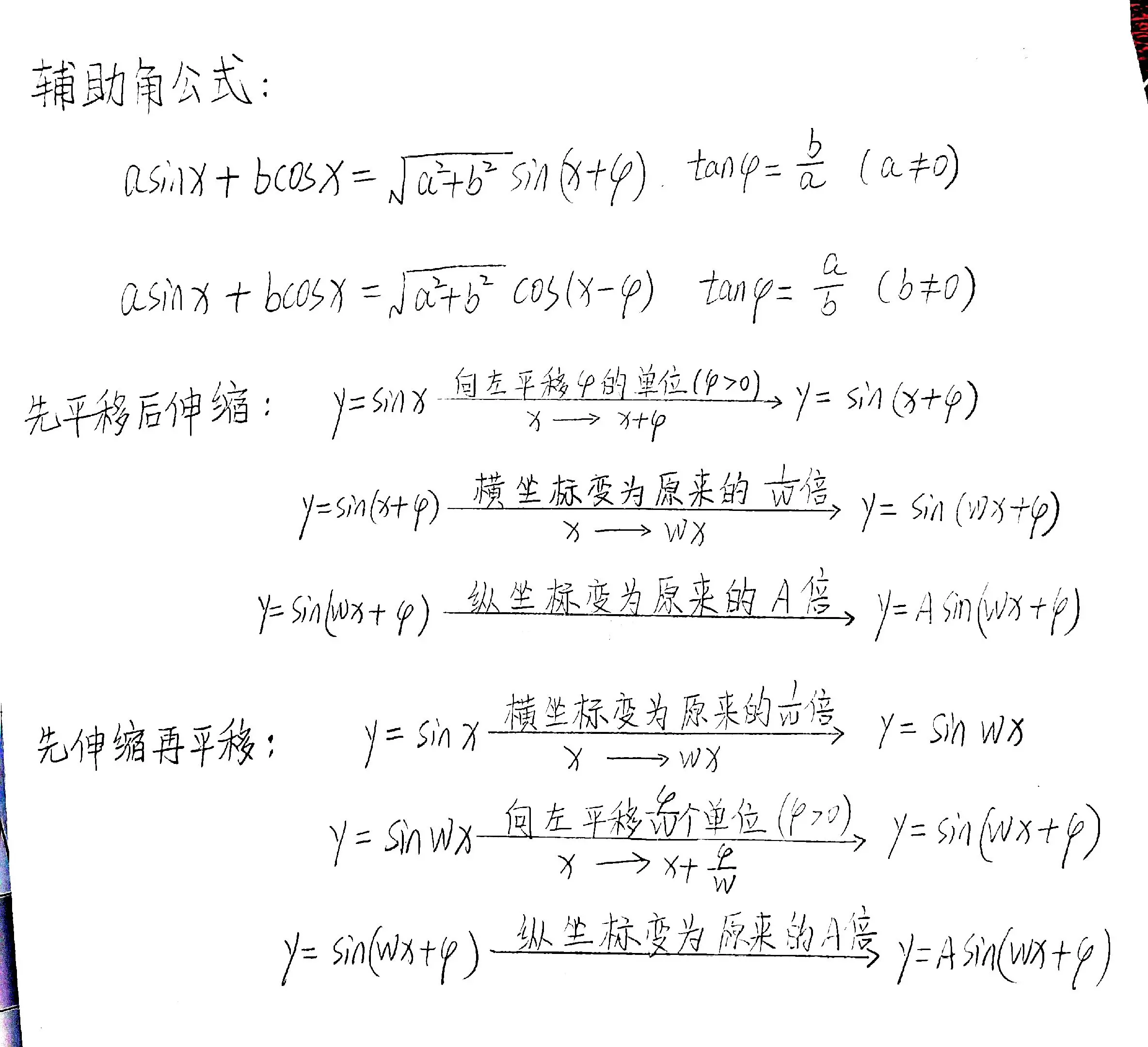 高一三角函数公式大全,记住公式做题快一倍#高一数学 #三角函 - 抖音