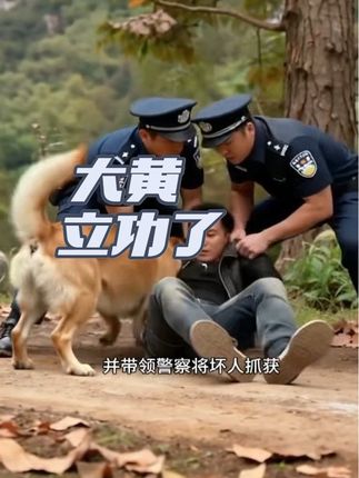在大黄的协助下,人贩子被成功制服#狗狗 #狗是人类最忠诚的朋友 #我的乡村生活 #正能量