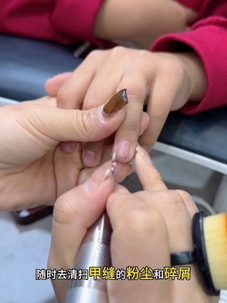 #美甲💅 #粉尘刷#前置处理粉尘刷#美甲教程