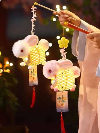 #儿童手提灯笼 #中秋节花灯 #中秋儿童灯笼 #中秋节快乐 #中秋节兔子灯