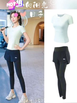 瑜伽服运动套装女高弹速干2025新款夏季薄款显瘦晨跑健身跑步套装#好物推荐🔥 #夏季穿搭 #超便宜超划算 #谁穿谁好看 #爆款热卖中