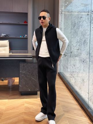 新款马甲#男装 #秋季新款 #马甲套装