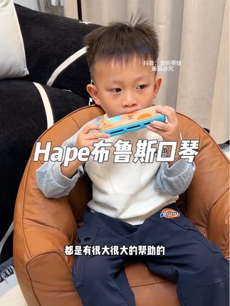 吹一吹,吸一吸,既好玩又能锻炼肺活量和说话表达!#Hape 这个口琴趁活动赶紧给娃安排上!#早教益智玩具 #母婴好物 #口琴 #儿童玩具