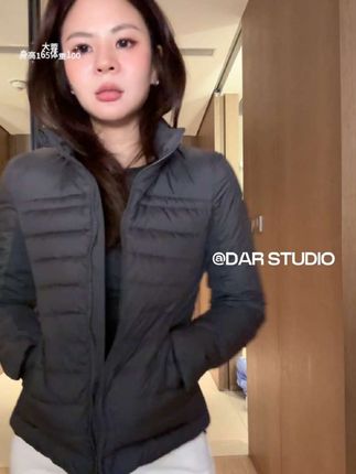 超级显瘦的轻薄款羽绒服#冬季新款 #简约百搭高级感