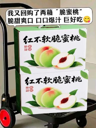 妈耶!我还是第一吃到这种脆蜜青桃真的巨好吃,原来它是青脆蜜桃耶!竟然会有这么好吃的蜜桃!真是又脆又甜!清甜多汁~肉质脆嫩爽口~一口气吃啦好几个。. 还有人没吃过青脆蜜桃的吗?我真的会伤心的!新鲜采摘,又清甜又脆爽! 爱吃脆桃桃可以尝尝呀。 #优质农产品 #脆甜多汁 #快来一起尝个鲜 #应季水果 #脆蜜桃